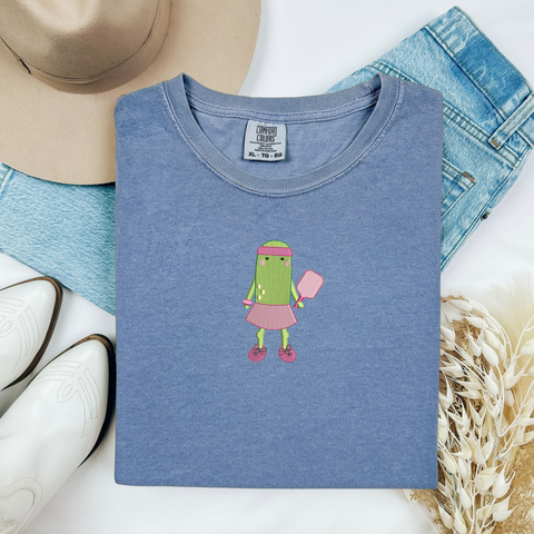 Embroidered or Printed - Dressed to Play: Adorable Pickleball T-Shirt!